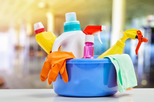 Professional end of tenancy cleaning in a Westminster apartment kitchen