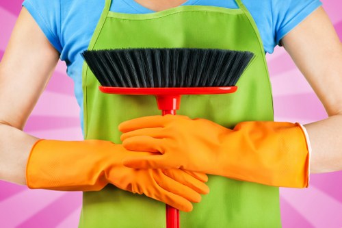 Office cleaning team in Westminster commercial space
